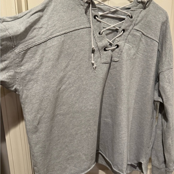 Aerie lace up oversized hoodie - Picture 4 of 6